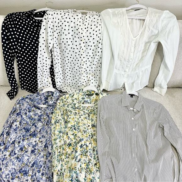 Ann Taylor Tops - Women’s Blouses, Ann Taylor, Eddie Bauer bundle of 6